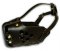 Leather dog muzzle for police dogs, agitation and schutzhund training