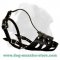 No Bite Muzzle - Fully Adjustable Leather Dog Muzzle