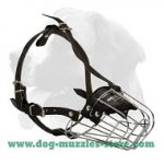 Extra comfortable dog safe wire basket muzzle