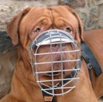 Big Wire Basket Dog Muzzle for Dogue De Bordeaux-M9