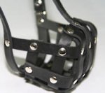 Small Leather Dog Muzzle for Small Breeds