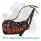 Hand Painted by Artists Leather Muzzle "Dondi" Plus