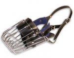 Basket wire dog muzzle for medium breeds - Full padded