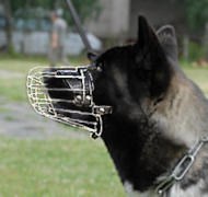 Akita Wire Basket Dog Muzzle or Siberian Husky Muzzle