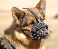 baske wire dog muzzle for german shepherd