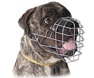 Big Wire Basket Dog Muzzle for Bullmastiff Big Wire Basket Dog Muzzle for Bullmastiff