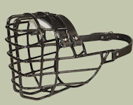 Every day Walking Wire Dog Muzzle for Winter