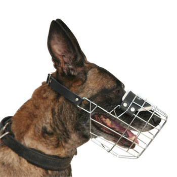 Malinois Wire Dog Muzzle- Best Wire Dog Muzzle for Malinois M9