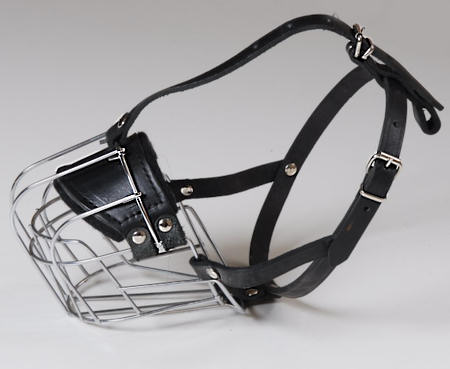 wire basket dog muzzle