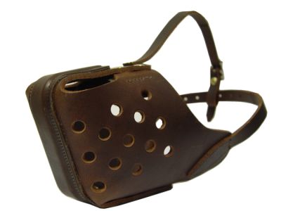 leather muzzle