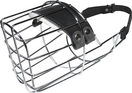 Wire Basket Dog Muzzle Rottweiler or Pit Bull Or Similar Nose