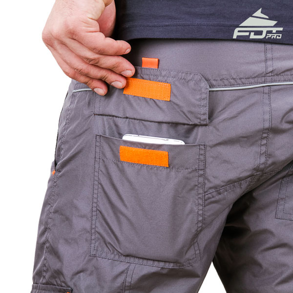 Convenient Design Pro Pants with Durable Side Pockets for Dog Trainers